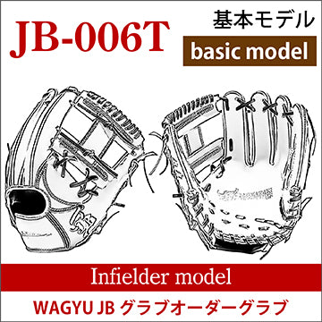 オーダー】【内野手】硬式和牛JBオーダーグラブ JB-006T – ボール 