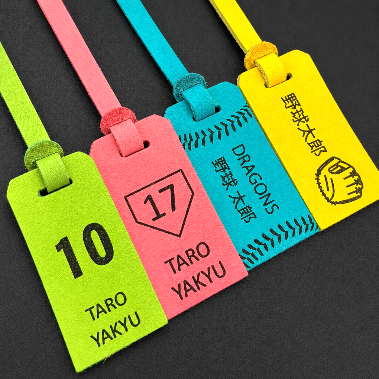 ♦︎革タグ♦︎ たまごでございます Custom order tags – ボールパークドットコム