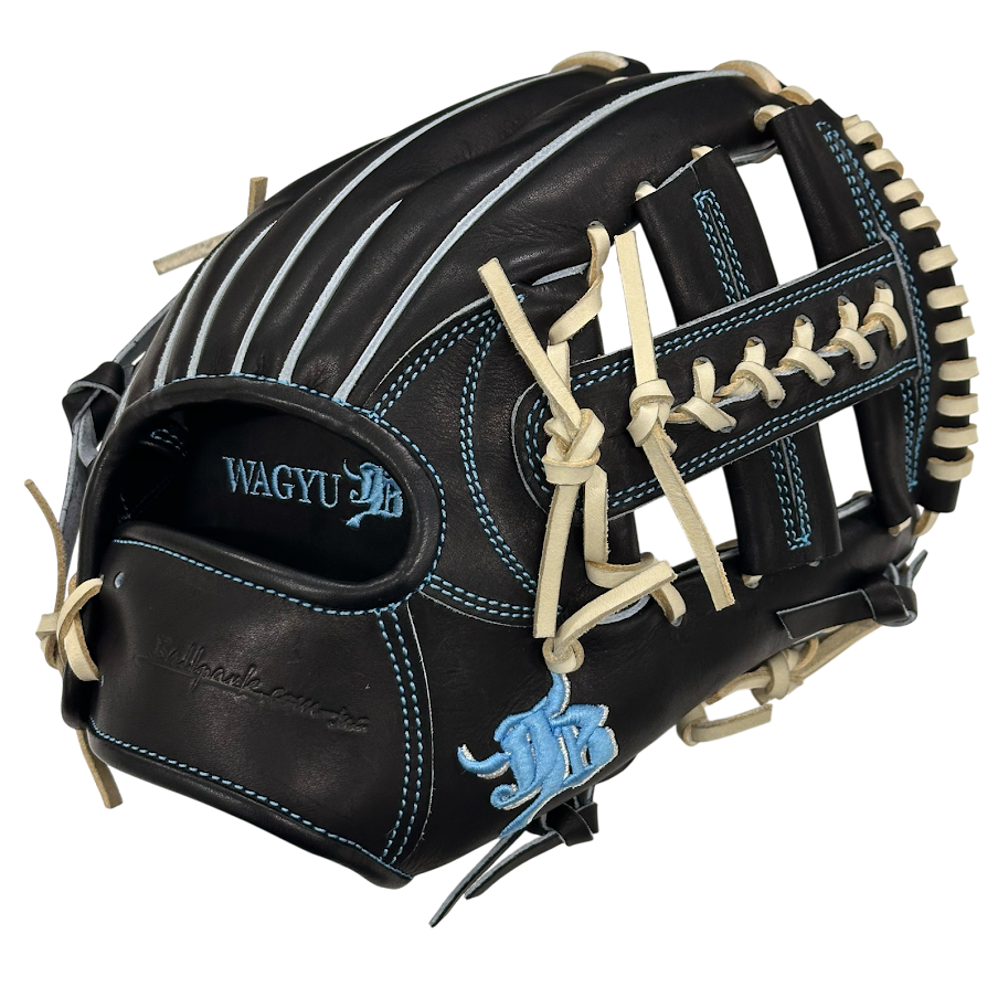 【限定商品】WAGYU JB(和牛JB)グラブ/004Sモデル/ブラック/JB25-004SBLK-08