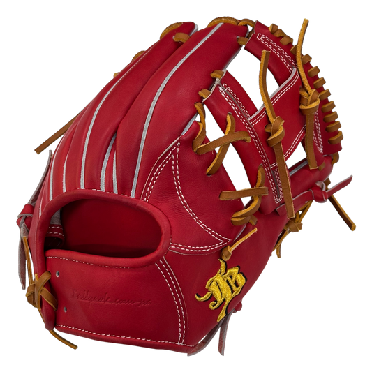 【型付け加工済】WAGYU JB(和牛JB)グラブ/006Tモデル/パワーオレンジ/硬式用/内野手用