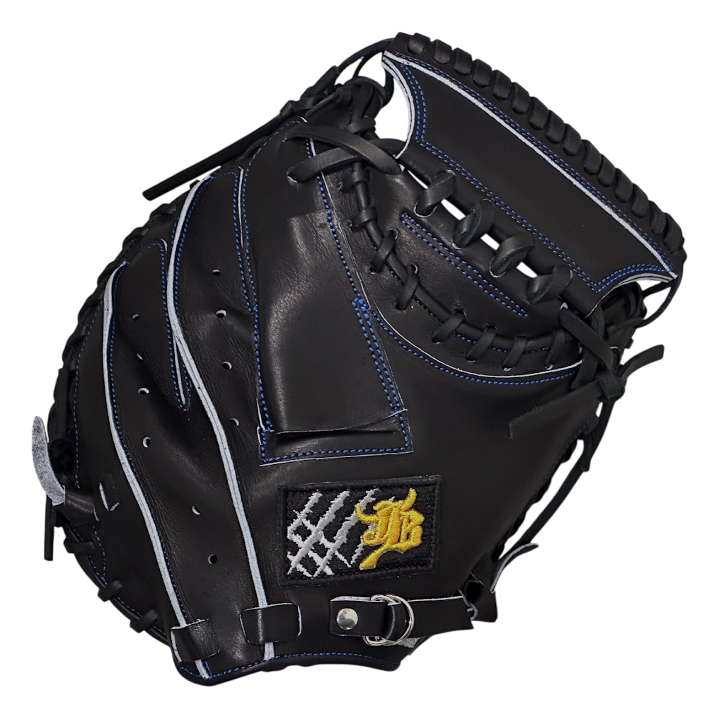 【公式メーカー限定】ナチュラル和牛JBミット/JB-002S/ブラック/捕手用ミット/高校野球ルール対応