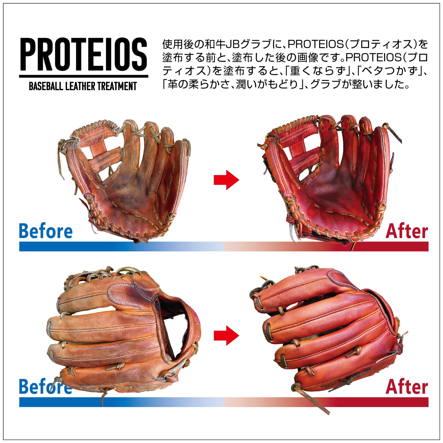 PROTEIOS/プロティオス/グラブ用トリートメント/150ml - ボールパークドットコム