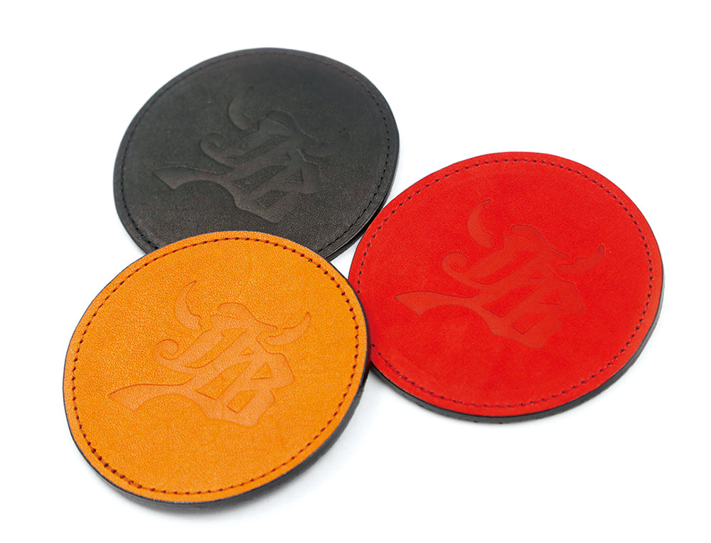 Wagyu beef JB coaster coaster baseball leather made from glove