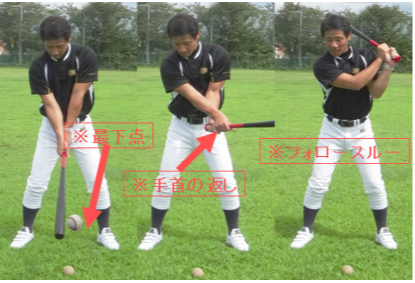 少年野球, 竹バット｜低いボールを打つためのトレーニング方法