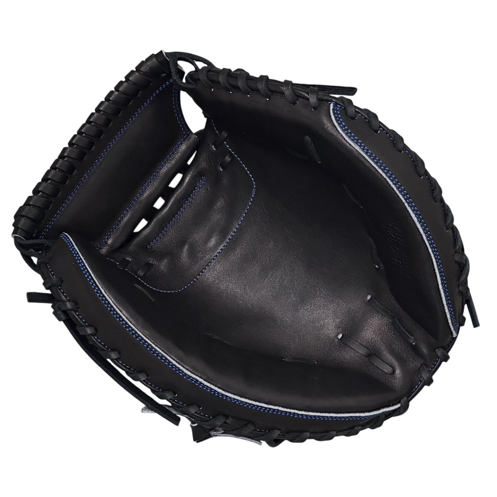 【公式メーカー限定】ナチュラル和牛JBミット/JB-002S/ブラック/捕手用ミット/高校野球ルール対応