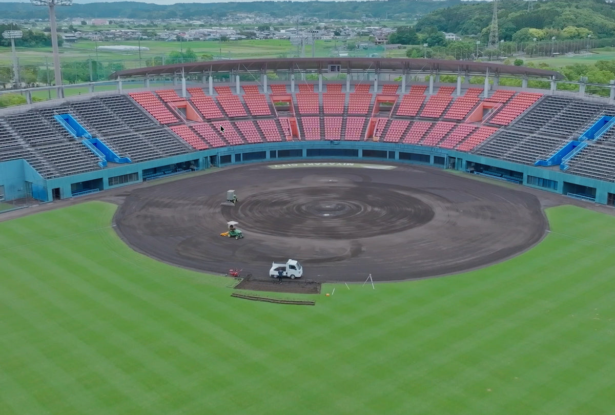 和牛JBヒストリーに登場する野球場の風景｜野球グラブブランド 和牛JB｜WAGYU JB｜日本のグラブメーカー｜ボールパークドットコム