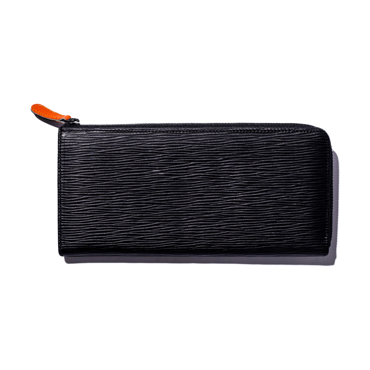 Baseball Leather Baseball Leather embossed L -shaped zipper long wallet