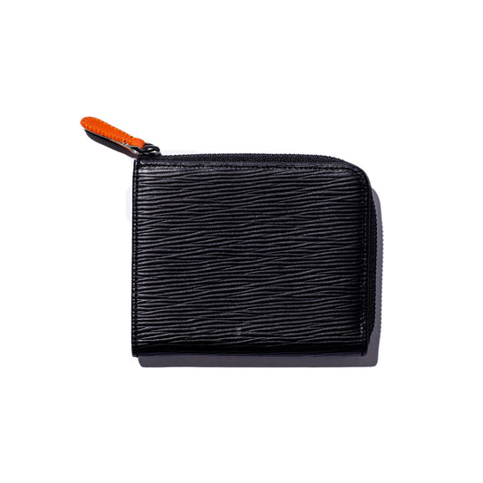 Baseball Leather Baseball Leather Enhanced L -shaped Zye -shaped zipper Bi -fold wallet