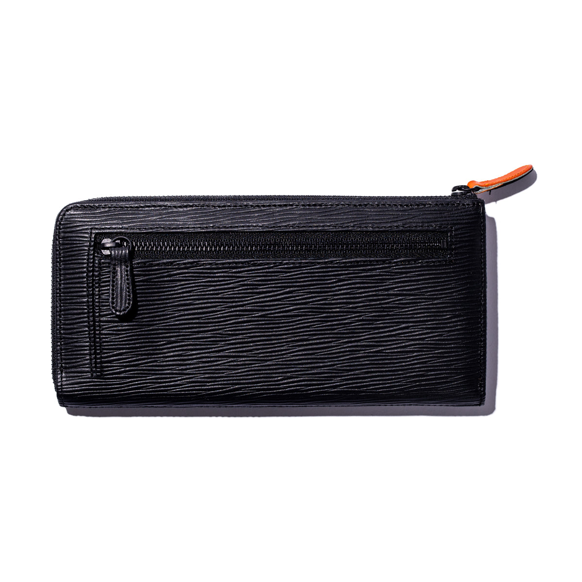 Baseball Leather Baseball Leather embossed L -shaped zipper long wallet